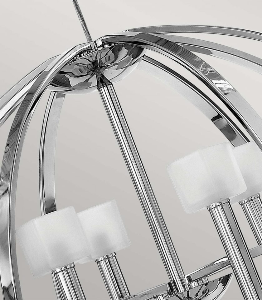 Mondo 8lt Chandelier by Quintiesse