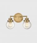 Poppy 2lt Wall Light by Quintiesse