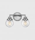 Poppy 2lt Wall Light by Quintiesse