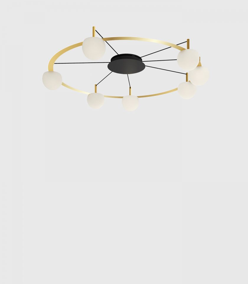 Circ Semi-Flush 7lt Ceiling Light by Estiluz