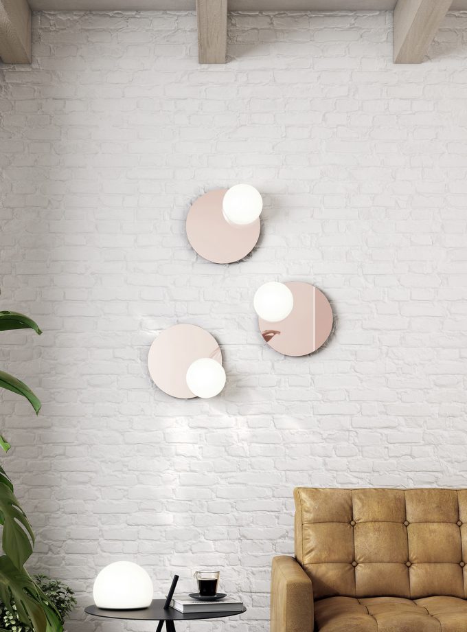 Circ Mirror Wall Light by Estiluz