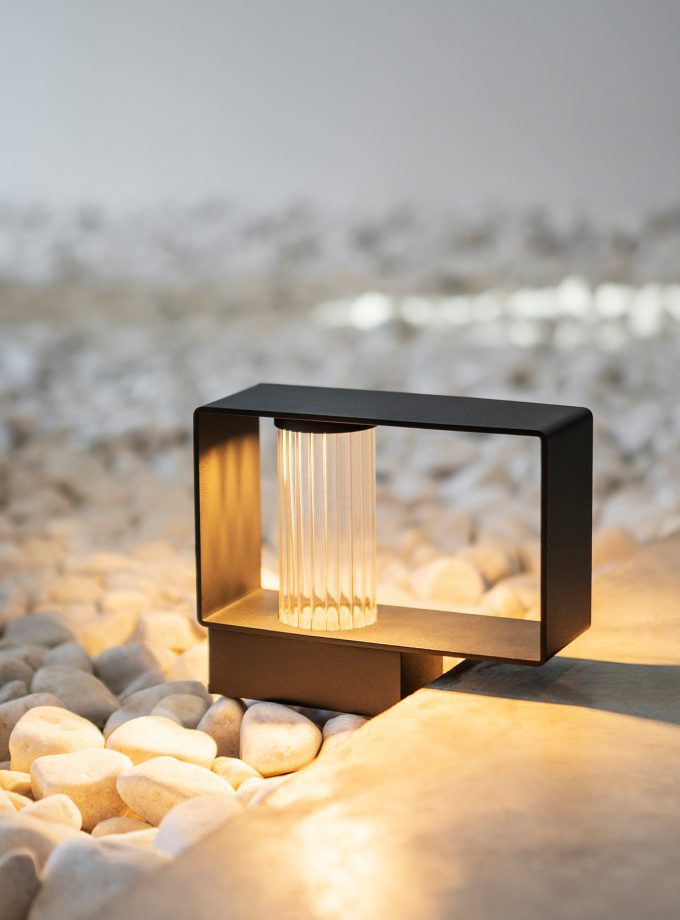 Frame Mini Bollard Light by Estiluz