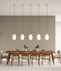 Organic White Pendant Light by Lighting Republic