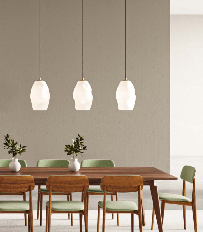 Organic White Pendant Light by Lighting Republic