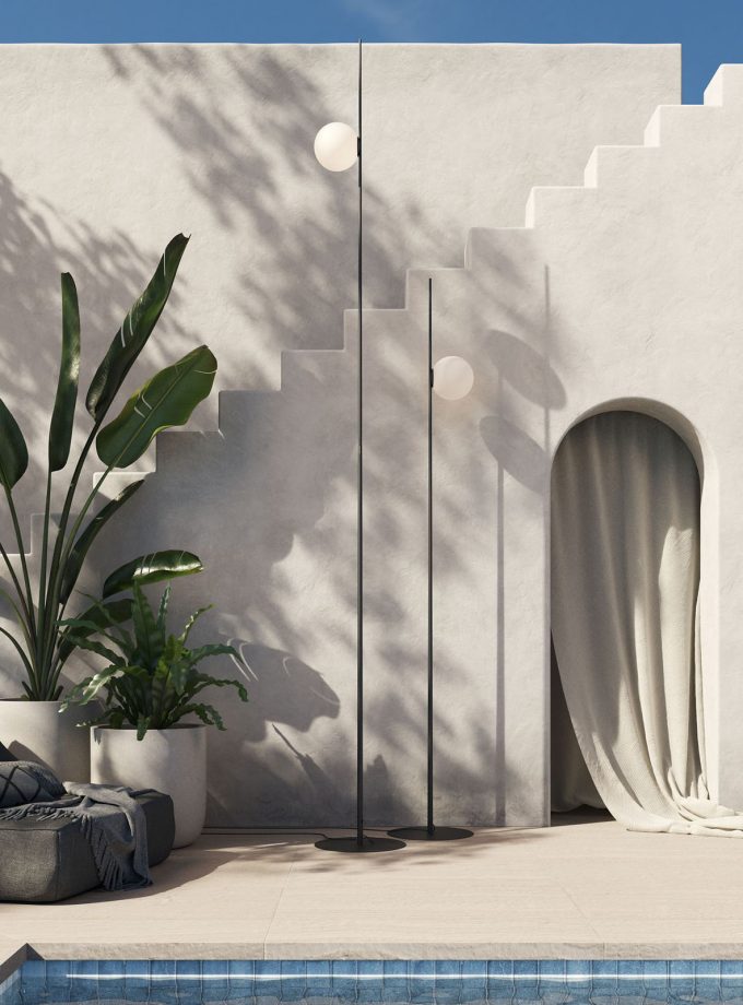 Atmosphere Outdoor Floor Lamp by Karman