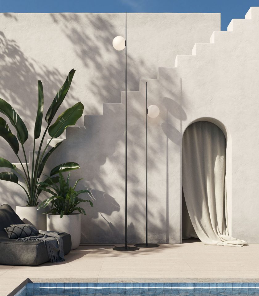 Atmosphere Outdoor Floor Lamp by Karman