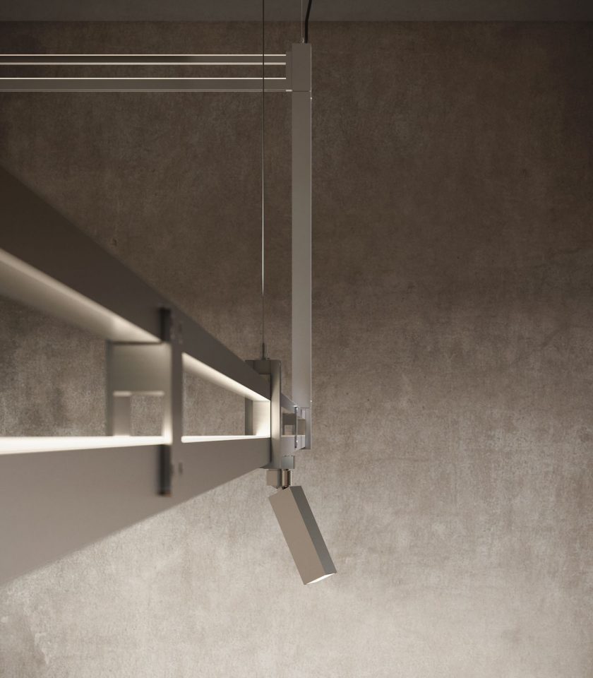 Airtek One Rectangle Pendant Light by Karman