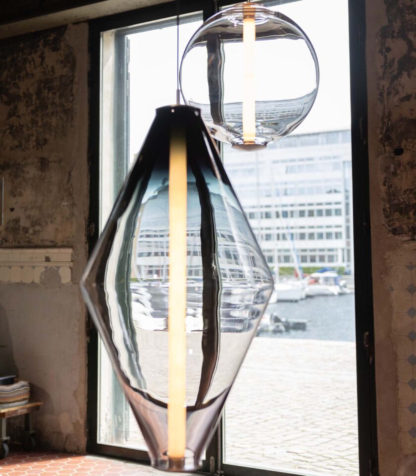 Buoy Double Cone Pendant Light by Bomma